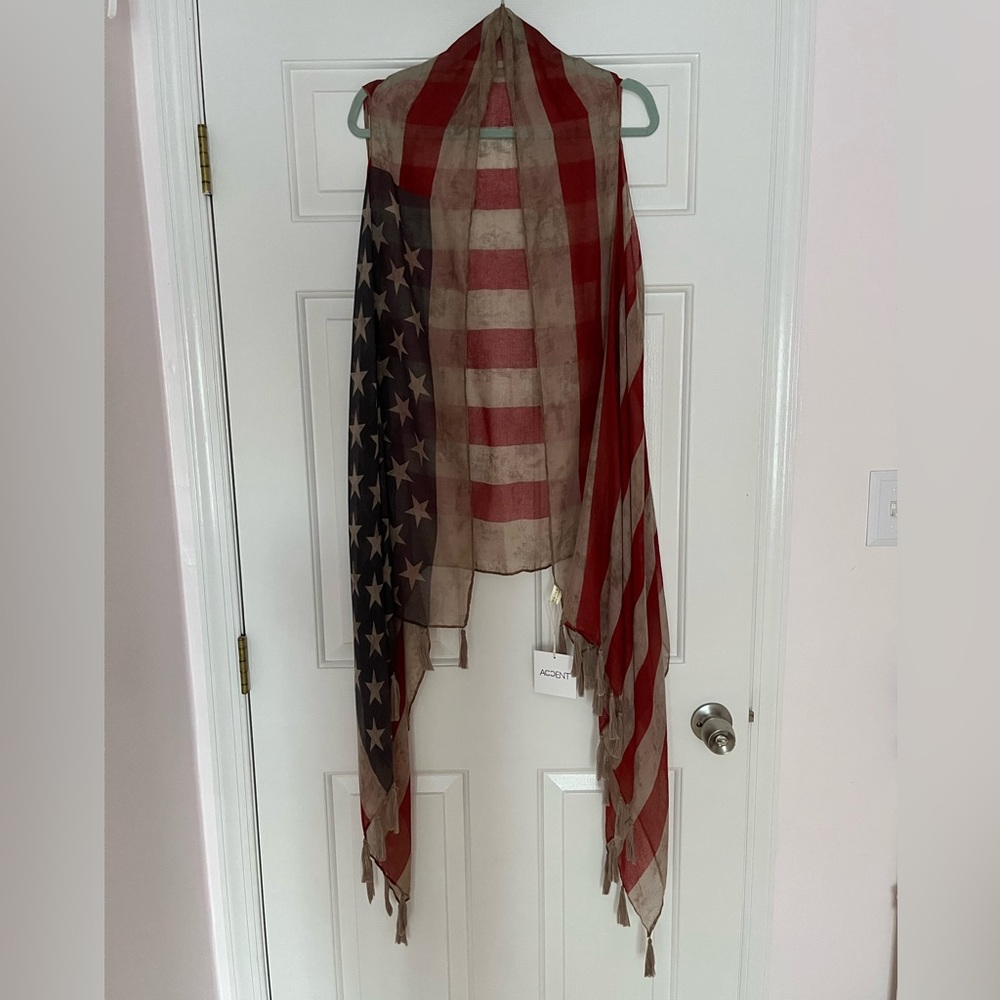 Sheer American Flag Cover Up 🇺🇸